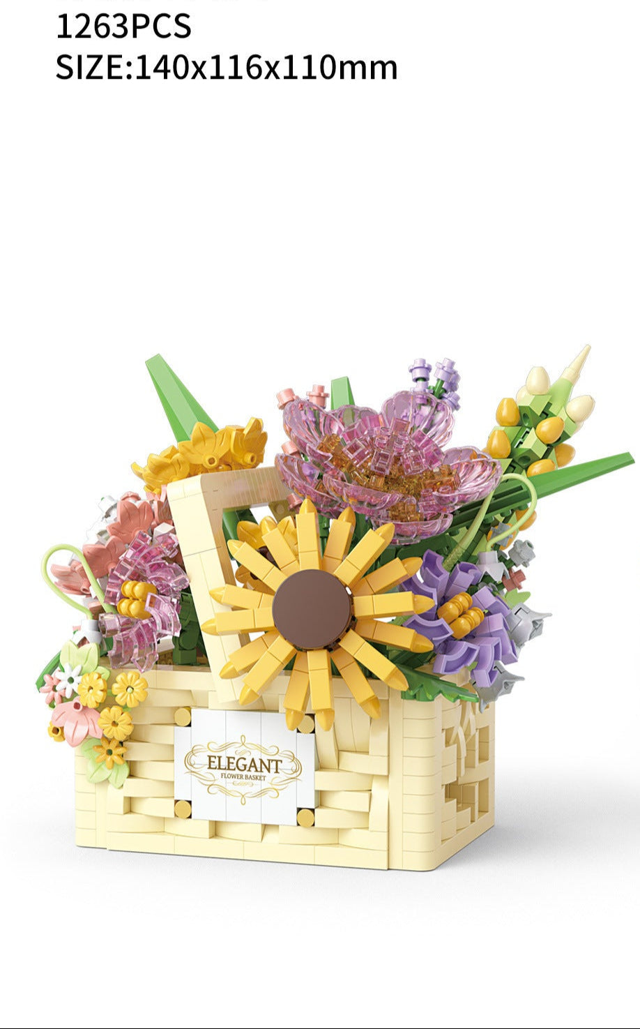Sunflower basket romantic gift
