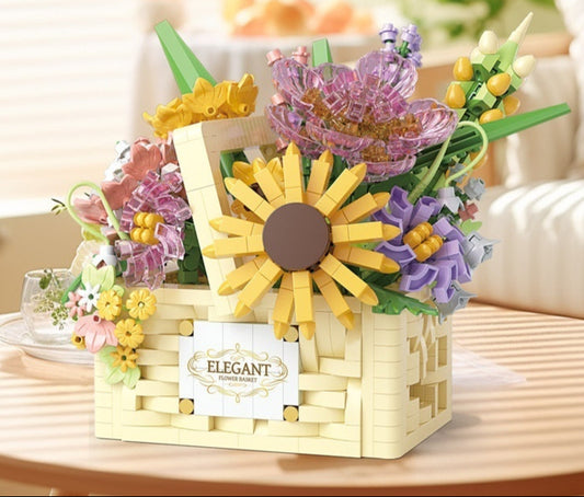 Buildable Flower Basket Gift